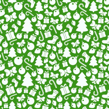 simple seamless Christmas patternのイラスト素材