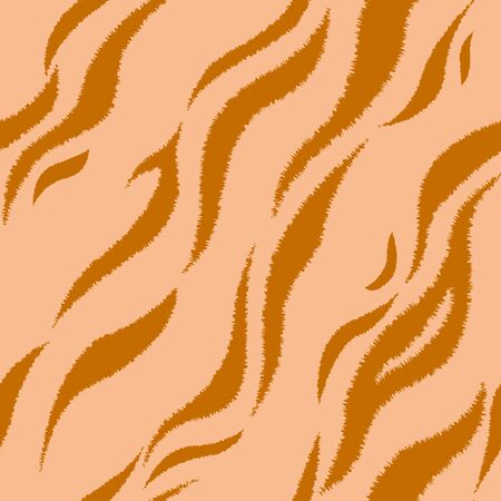 Vector seamless pattern with tiger stripes. Background, backdrop, print fabric.のイラスト素材