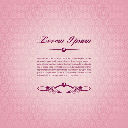 Rose calligraphic elementsのイラスト素材