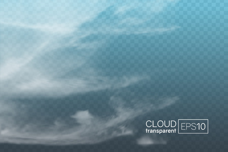 realistic spindrift cloudのイラスト素材