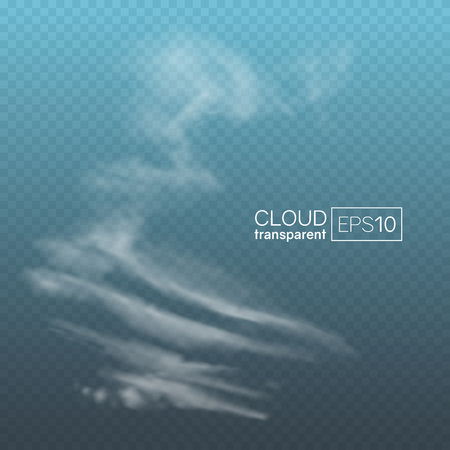 realistic spindrift cloudのイラスト素材