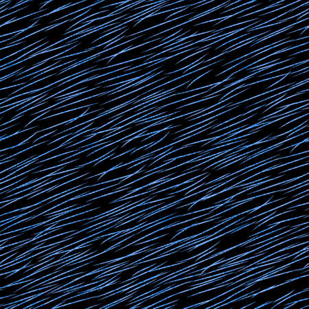 Blue metallic animal print. Stylized animal fur seamless pattern.のイラスト素材