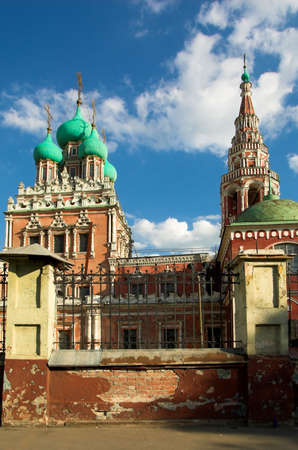 Temple Voskreseniya Khristova v Kadashakh, Moscowの写真素材
