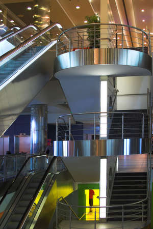 Escalators and stairsの写真素材
