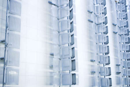 waiting room,  place in airport, perspective viewの写真素材