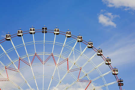 Ferris wheel in parkの写真素材