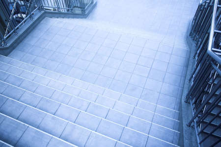 Stairs in the modern mallの写真素材