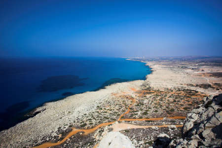 Cape Greco or Cavo Greco, Agia Napa, Cyprusの写真素材