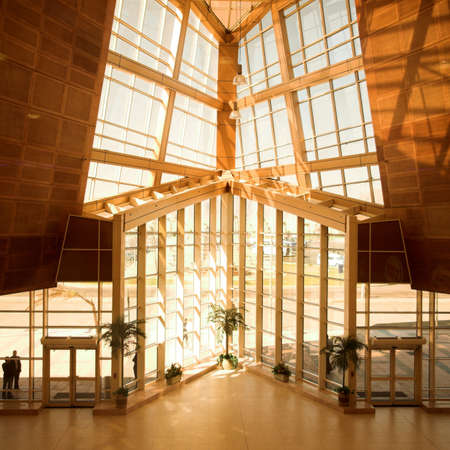 Enter to airport terminalの写真素材