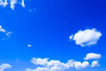 Day blue cloudly sky with copyspace