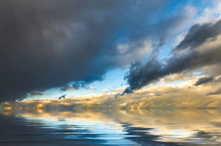 Abstract sunsetの写真素材