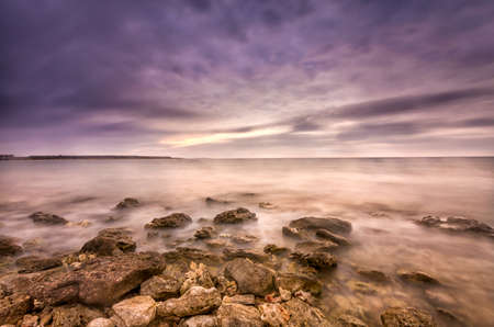 Photo high dynamic range of the sunsetの写真素材