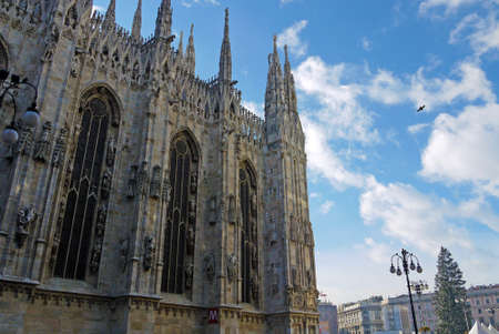 Milan Cathedral Italy Europeのeditorial素材