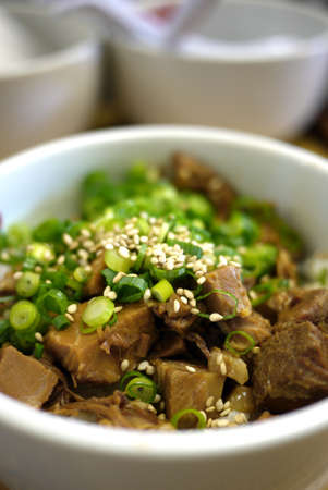 Delicious Japanese Beef Garlic Fried Riceの写真素材