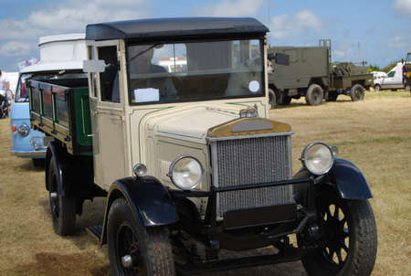 An Old Truck at a Vintage Rallyの写真素材