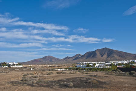 Extinct Volcanoes near Playa Blanca Lanzaroteの写真素材