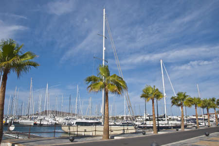 The Marina at Playa Blanca Lanzaroteの写真素材