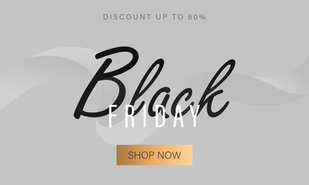 Black Friday Design Poster Vector Illustration. Suitable for Poster, Banner,Sale Banner, Web Header, Flyer and Promotional Tag.のイラスト素材
