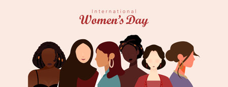 International Women's Day 8 March Vector Illustrationのイラスト素材