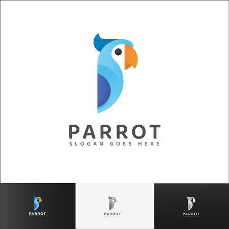Animal Logo Collection : D0g Care, Monkey Leaf, Rabbit, Cat Corner. Suitable for Petshop. Pet Logo Design Set for Pet Shop, Hotel, Veterinarian Vector Illustration. Animals Veterinのイラスト素材