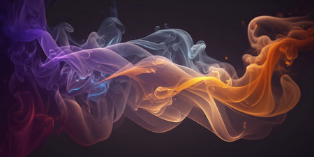 Abstract Background Ink Splash. Pastel Watercolor Wallpaperの写真素材