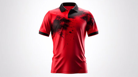 Soccer jersey or football t-shirt mockup, front viewの素材