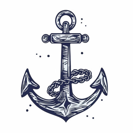 Happy Columbus Day with Blue Caravel floating on the sea wavesの素材