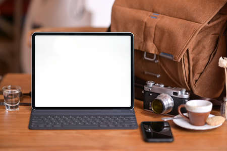 Photographer or Creative workspaceの写真素材