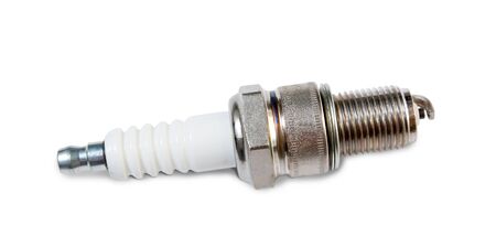 Spark plug isolated on white background 