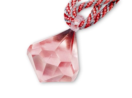 Close-up of Christmas tree decoration. Isolated on whiteの写真素材