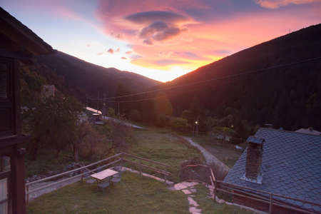 Landscape of highlands in   early morning.