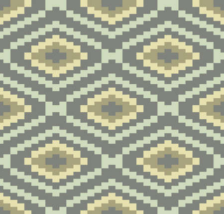 Retro seamless pattern with geometric background  can be used for wallpaper, pattern fills, web page...