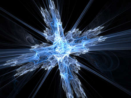 blue fireの写真素材