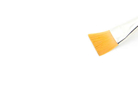 paintbrush painting on a white backgroundの写真素材
