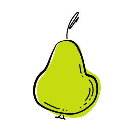Colorful vector illustration fresh pearのイラスト素材