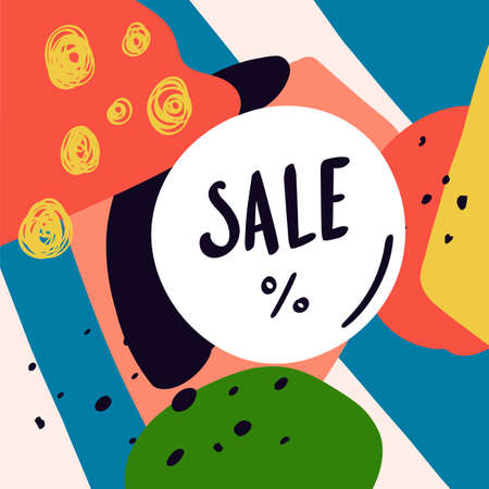 Sale design illustrationのイラスト素材