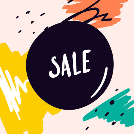Sale design illustrationのイラスト素材