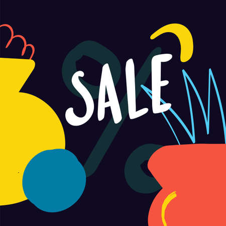 Sale design illustrationのイラスト素材