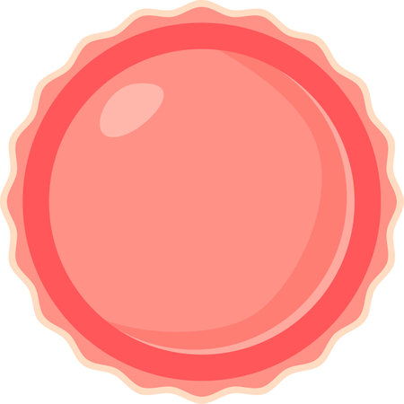 Woman egg cell icon. Fertilization, insemination concept. Human sexual reproductive system concept.のイラスト素材