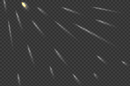 White angle prism rainbow light. Sun rays overlay effect.のイラスト素材