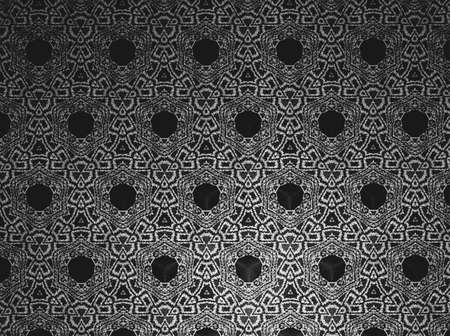 Textile cloth white and black