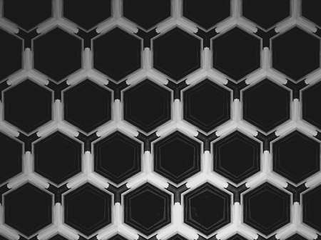 Textile cloth white and black