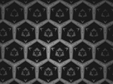 Textile cloth white and black