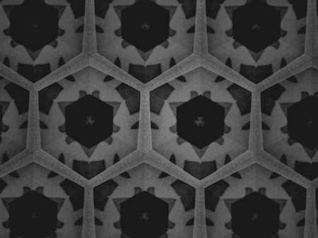 Textile cloth black and white