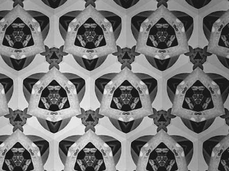 Textile cloth black and white