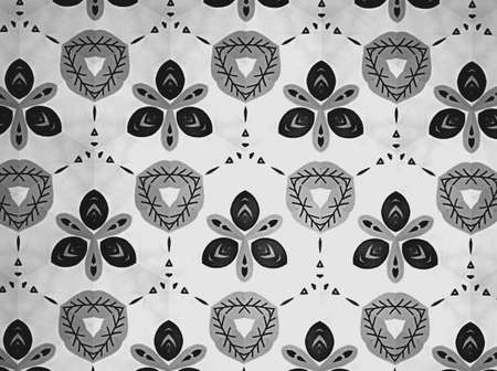 Textile cloth black and white