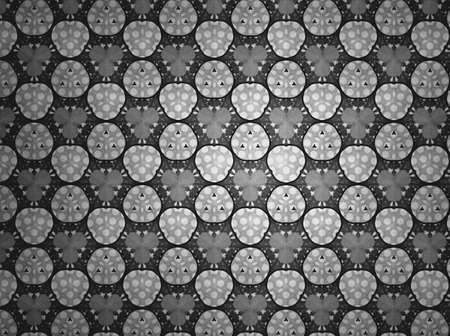 Textile cloth black and whiteの素材