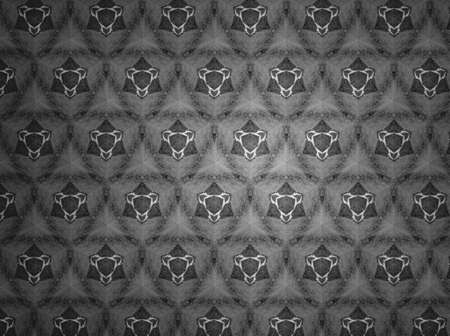 Textile cloth black and whiteの素材