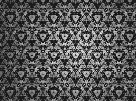 Textile cloth black and white