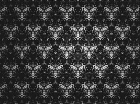 Textile cloth black and whiteの素材